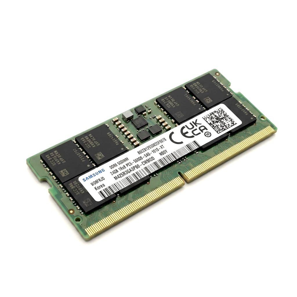 Samsung Samsung 24GB RAM Laptop DDR5-5600 Sodimm- 24GB 1x8 PC5-5600B-SA0-1010-XT
