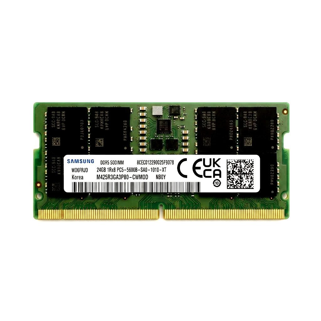 Samsung Samsung 24GB RAM Laptop DDR5-5600 Sodimm- 24GB 1x8 PC5-5600B-SA0-1010-XT